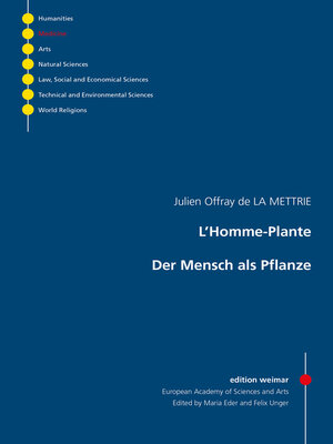 cover image of L'Homme-Plante – Der Mensch als Pflanze